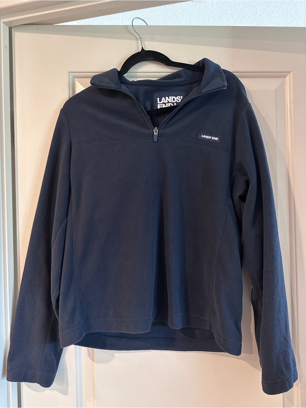𝅺Lands' End Fleece 1/4 Zip Sweater